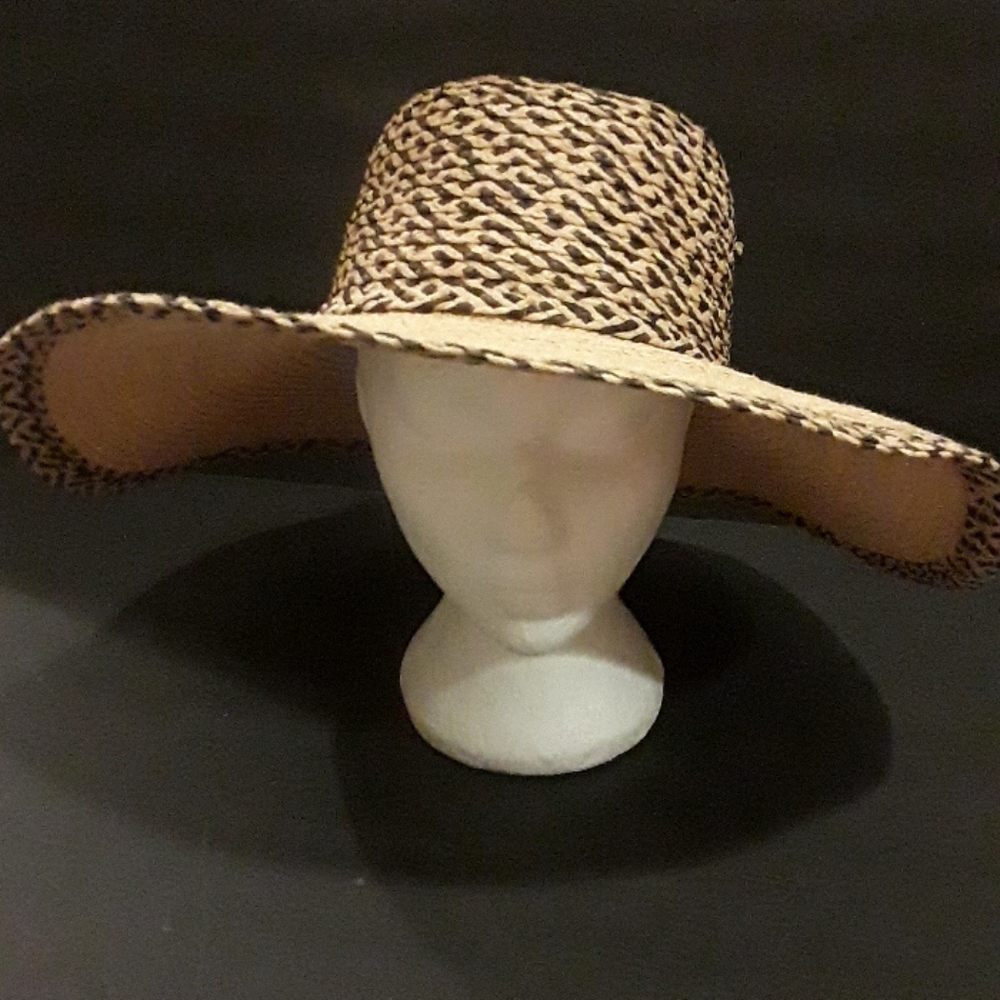 C Vinyage Scala One Size Woven Straw Hat - image 2